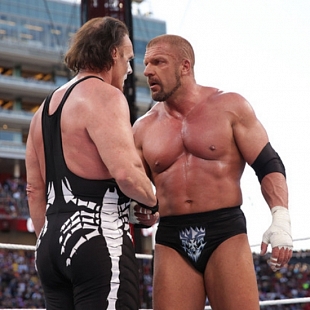 Triple H beats the icon Sting on WWE Debut