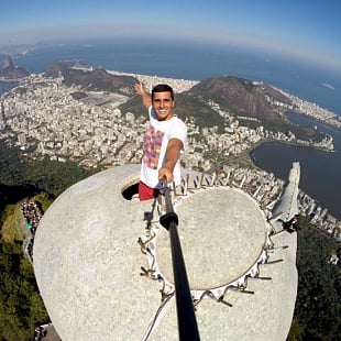 SELFIE FROM TOP OF THE CHRIST THE REDEEMER