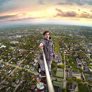 SELFIE FROM TOP OF A TV TOWER