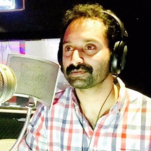 Actor Fahadh Faasil is working on the final phase of his dubbing for Velaikkaran