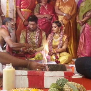 Actor Vishal’s sister Aishwarya gets married to Kritish.