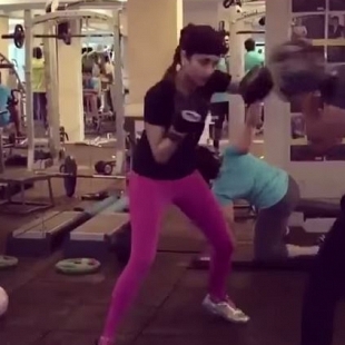 Actress Trisha's boxing training video