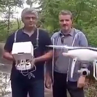 Ajith's drone operating video at Vivegam shooting spot