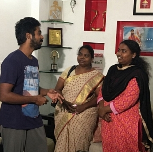 G.V.Prakash helps Coimbatore medical student Sukanya with financial support