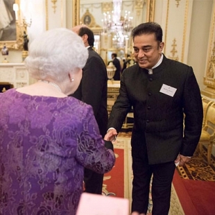 Kamal Haasan meets the Queen of England