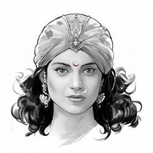 Kangana Ranaut’s look from Manikarnika – The Queen of Jhansi is released