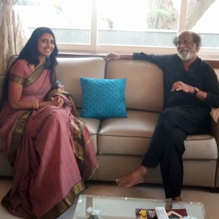 Kasthuri meets Rajinikanth to discuss his political views and plans