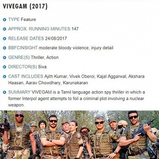 Official synopsis of Ajith's Vivegam is here