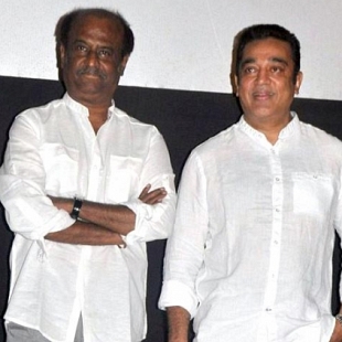 Rajinikanth and Kamal Haasan record their votes for the Producer council election
