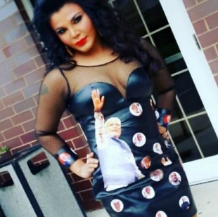 Rakhi Sawant wears dress featuring Narendra Modi and lands in controversy