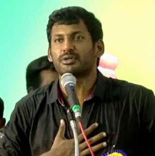 Vishal's powerful speech at Kannada film Raghuveera audio launch
