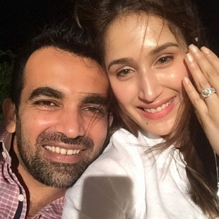 Zaheer Khan got engaged to actress Sagarika Ghatge