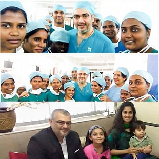 During the birth of Aadvik Ajithkumar