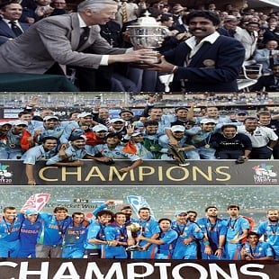 India is the only nation to win the 60-Over, 50-Over and 20-Over World Cup 