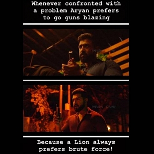 6. Aryan's behavior!