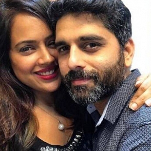 Sameera Reddy and Akshai Varde