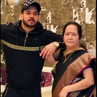 Actor Bharath With His Mom