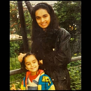 Bollywood Actress Shraddha Kapoor With Her Mom