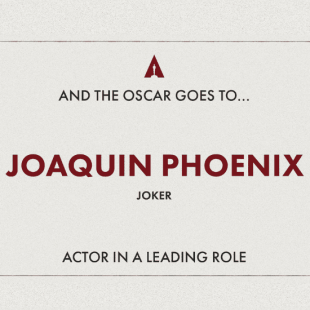 Best Actor in leading role - Joaquin Phoenix 