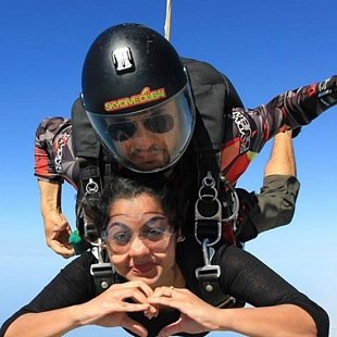 Meera Nandan - Skydiving