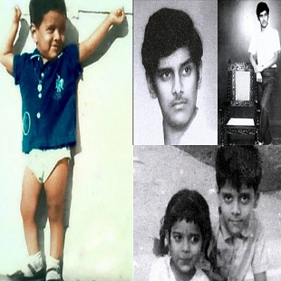 Vikram's rare childhood photos