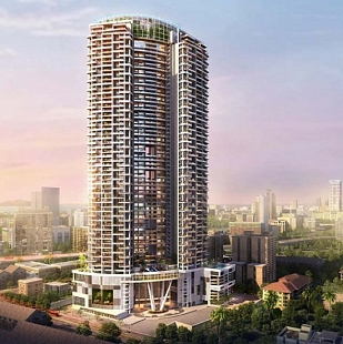 "One Avighna Park" in Mumbai - 266 meters (873 ft)