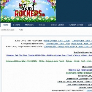 Tamilrockers website sale now