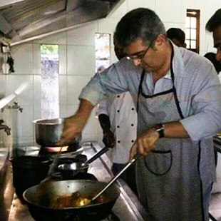 His love for cooking..!
