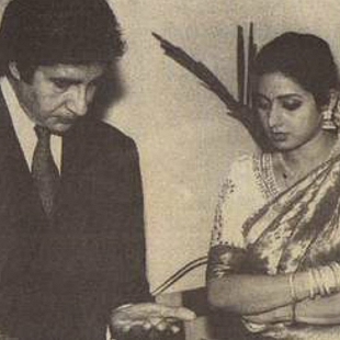 Sridevi with Amitabh Bachchan