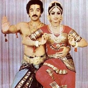 Sridevi with Kamal Haasan