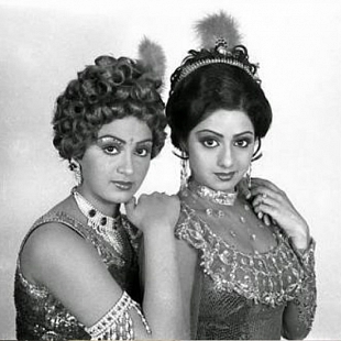 Sridevi with Radha