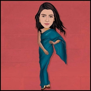 SAMANTHA LOOKS GORGEOUS IN TOON APP