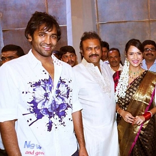 Mohan Babu and Lakshmi Manchu