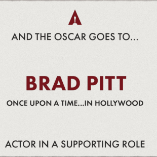 Supporting role - Brad Pitt