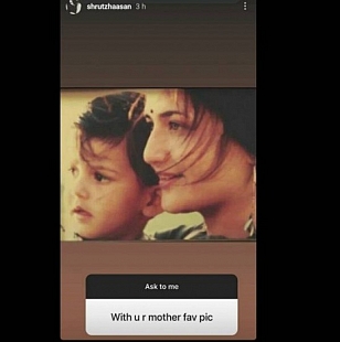 Shruti Haasan's favorite click of her mother's