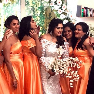 More pics of the Bride with the Bridesmaids