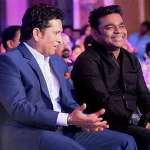 AR Rahman and Sachin Tendulkar